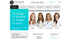 Desktop Screenshot of gangerdermatology.com